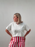 White Basic Tee
