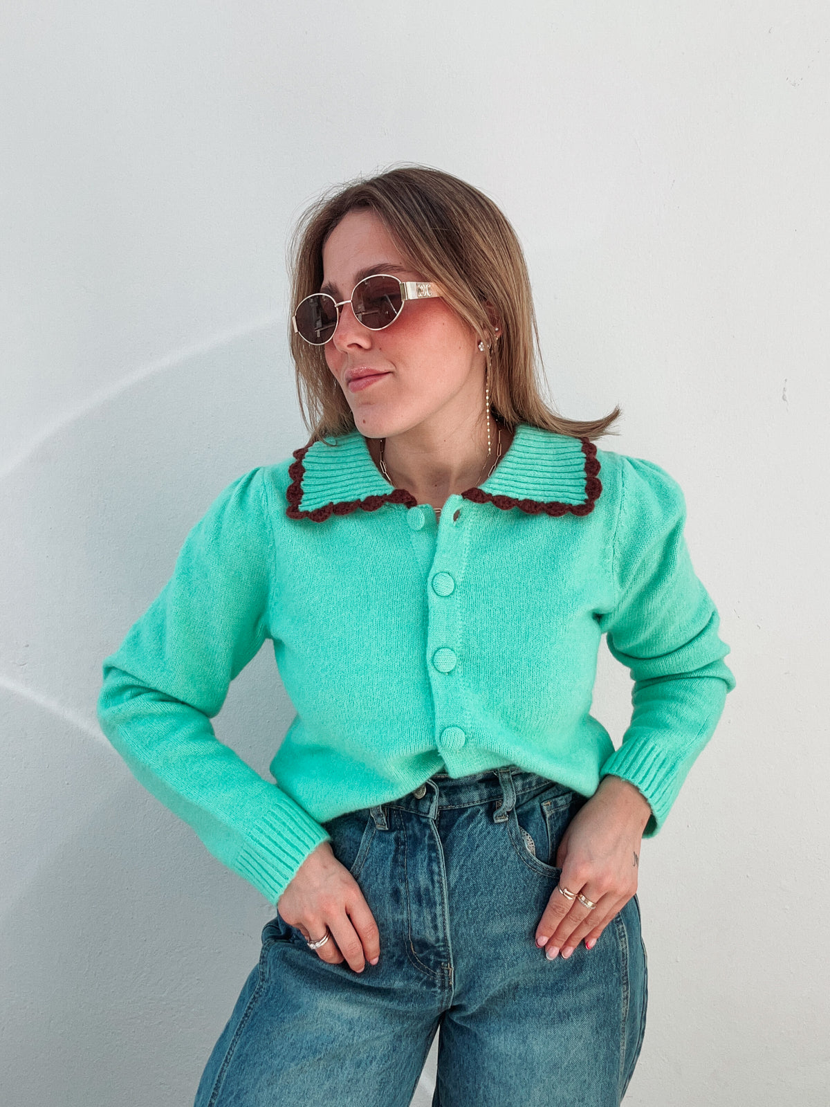 Mint Chocolate Cardigan