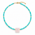 Turquesa Cube Necklace
