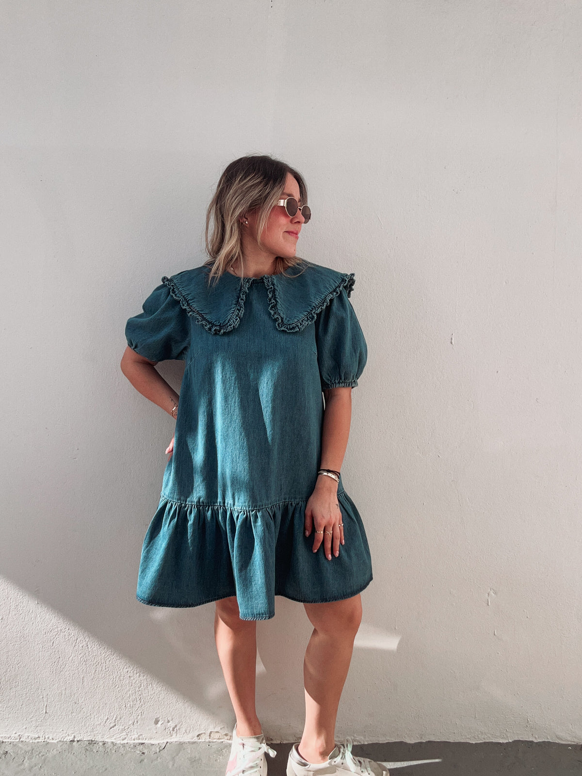 Denim Collared Dress