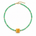 Verde Cube Necklace