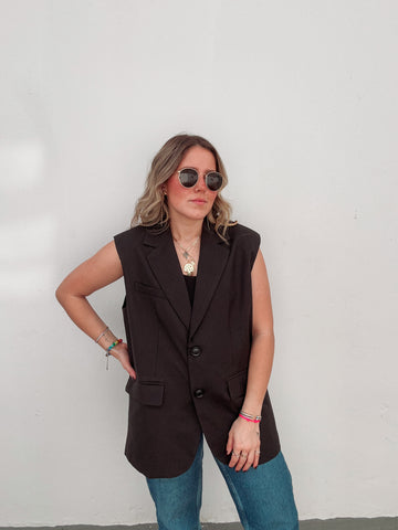 Black Basic Vest