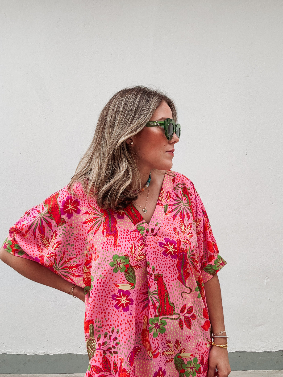 Tropical Jungle Printed Dress