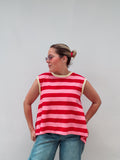 Strawberry & Banana Striped Top