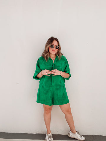 Esmeralda Terry Romper