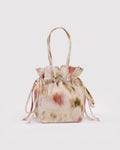 Nylon Drawstring Bag-Abstract Floral