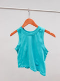 Turquesa Blue Basic Top