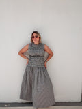 Black Gingham Dress
