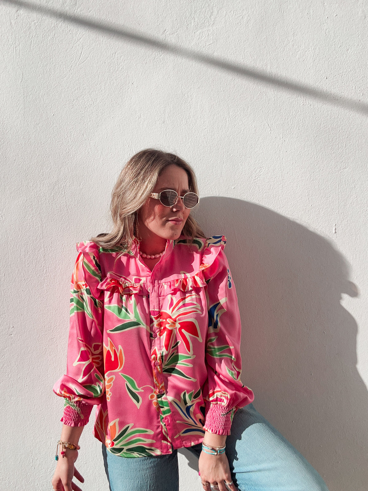 Summer in Malibu Printed Blouse