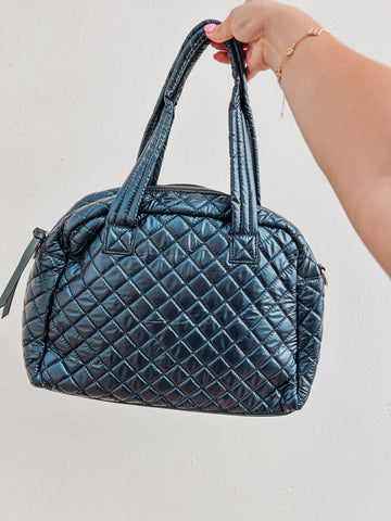 Blue Metallic Bag/Crossbody