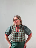 Chevron Tweed Blouse