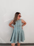 Denim Flare Dress