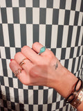 Esmeralda Sparkling Pinky Ring
