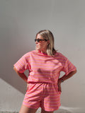 Pink & Orange Short Set