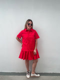 Tomato Red Easy Dress