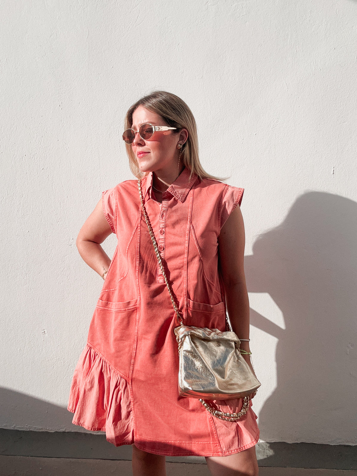 Terracota Washed Dress