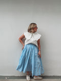 Blue Gingham Skirt