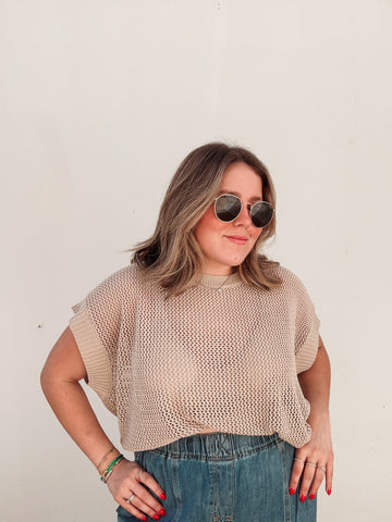 Sand Knit Top