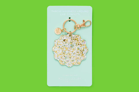 Confetti Waves Keychain