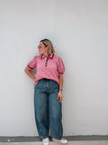 Cropped Denim Barrel