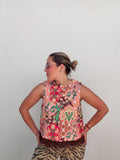 Floral Feathers Top