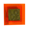 Love Acrylic Neon Orange Frame- pick up only!!!