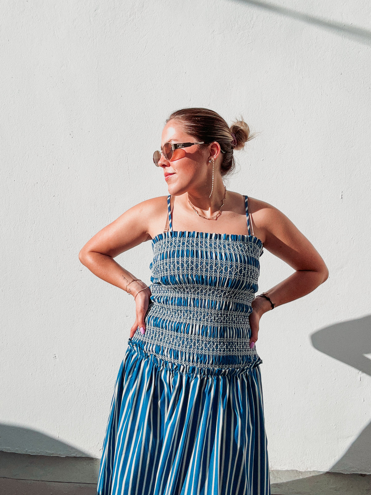 Royal Summer Maxi Dress