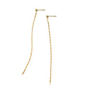 Fairy Pixie Glitter 14K Chain Studs