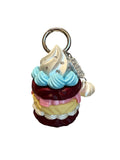White Frosting, Red Velvet & Vanilla Cake Bag Charm/Keychain