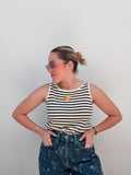 Banana Striped Tank Top