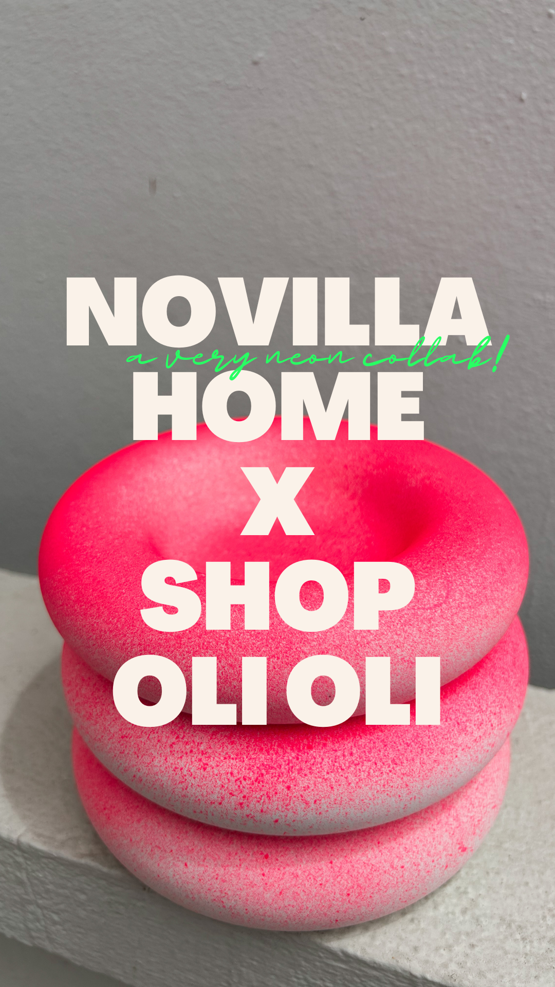 ONLY FOR PICK UP!!!  Novilla Home Neon Pink Chunky Dish