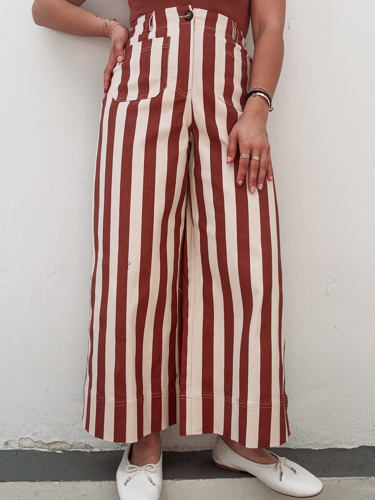 Caramelo Striped Pants