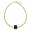 Light Matcha Cube Necklace