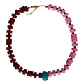 Burgundy & Pink Necklace