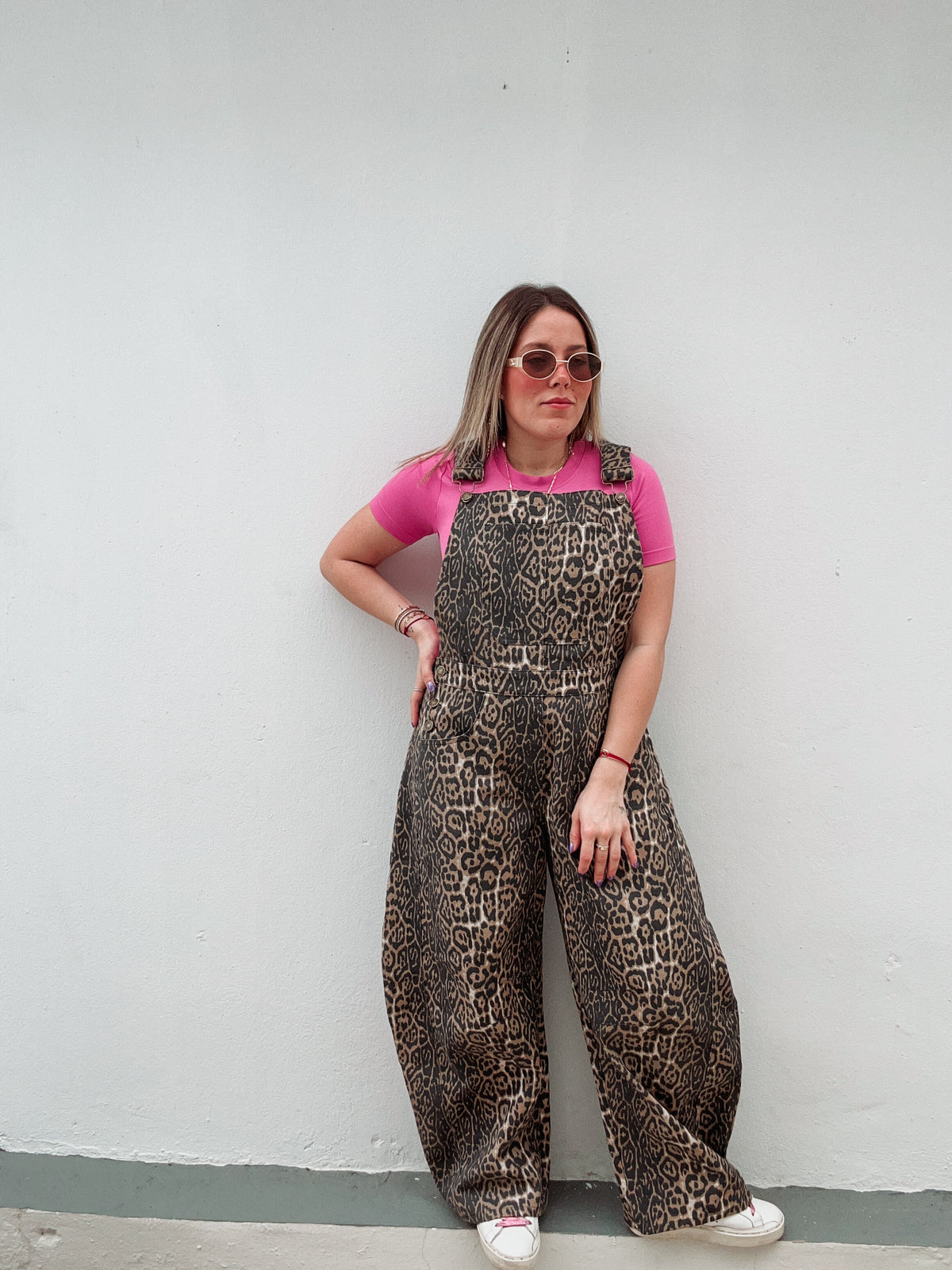 Leopard Barrel Overall