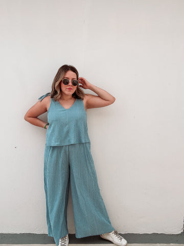 Powder Blue Jumpsuit