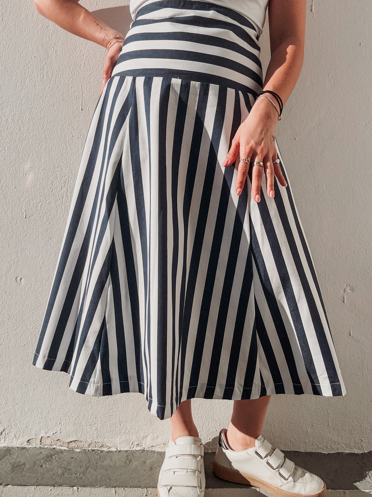Florencia Navy Skirt