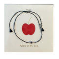Sparkle Eye Black Handmade Woven Bracelet
