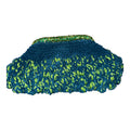 Teal & Metallic Green Candy Clutch