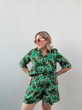 Banana Leaves Tropical Set