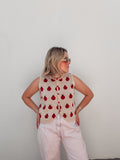 Lady Bug Knit Vest