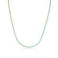 Turquesa Sparkling Tennis Necklace