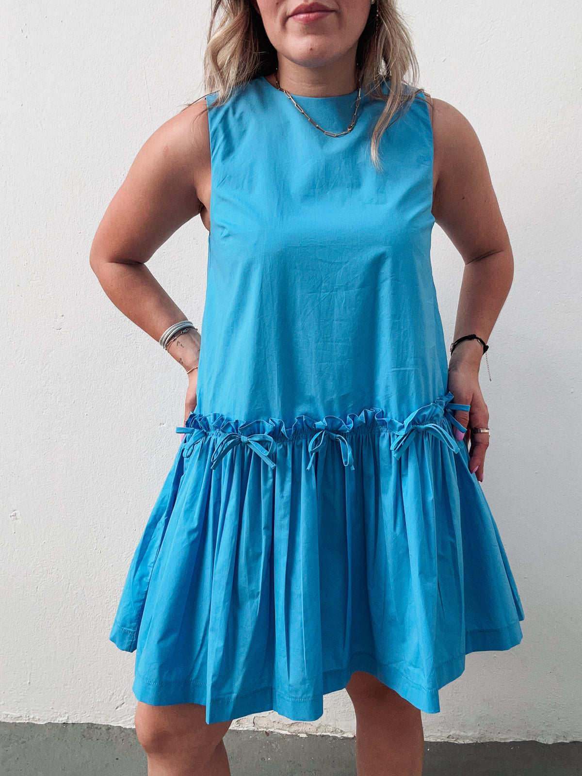 Periwinkle Blue Peplum Dress