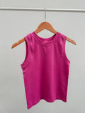 Magenta Basic Top