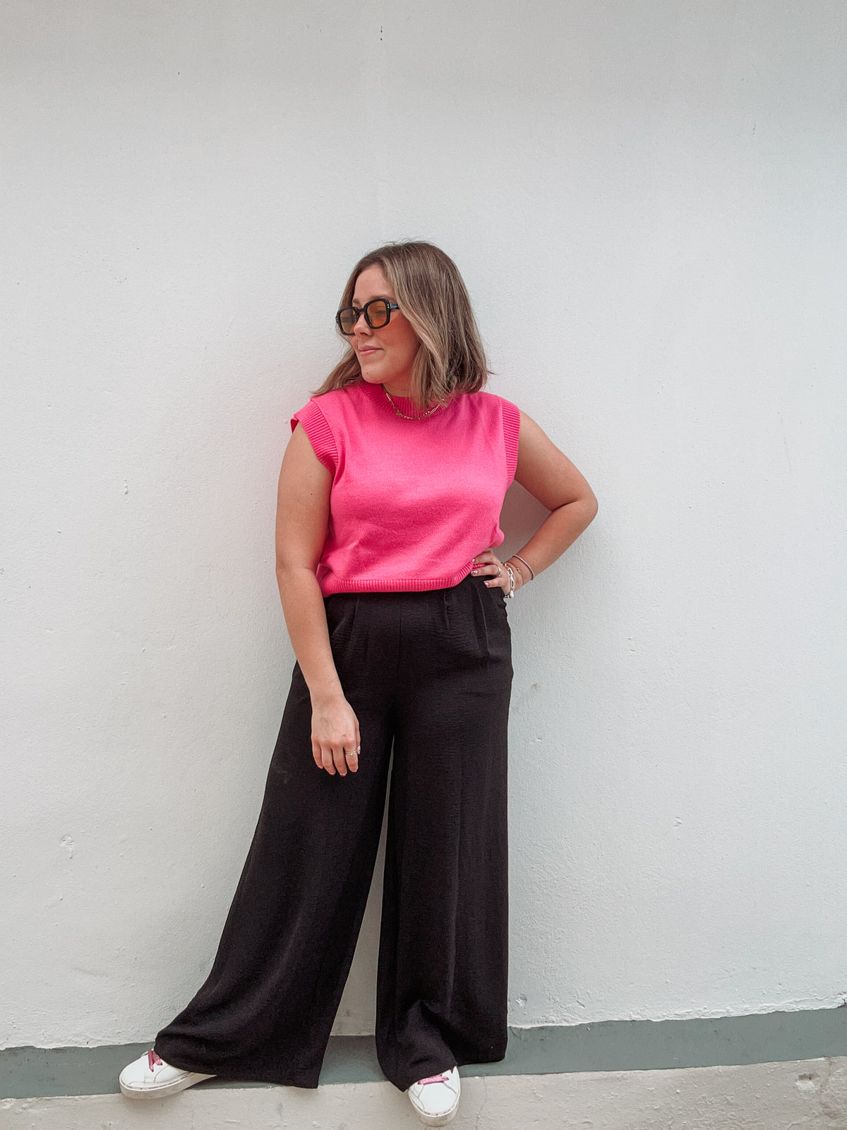 Black Basic Pants