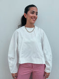 White Stitch Top