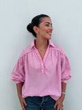 Pink Gingham Top