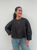 Black Stitch Top
