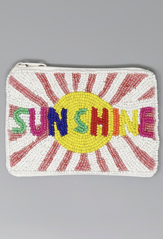 Sunshine Beaded Coin Purse
