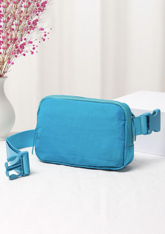 Teal Nylon Sling/Fanny Pack